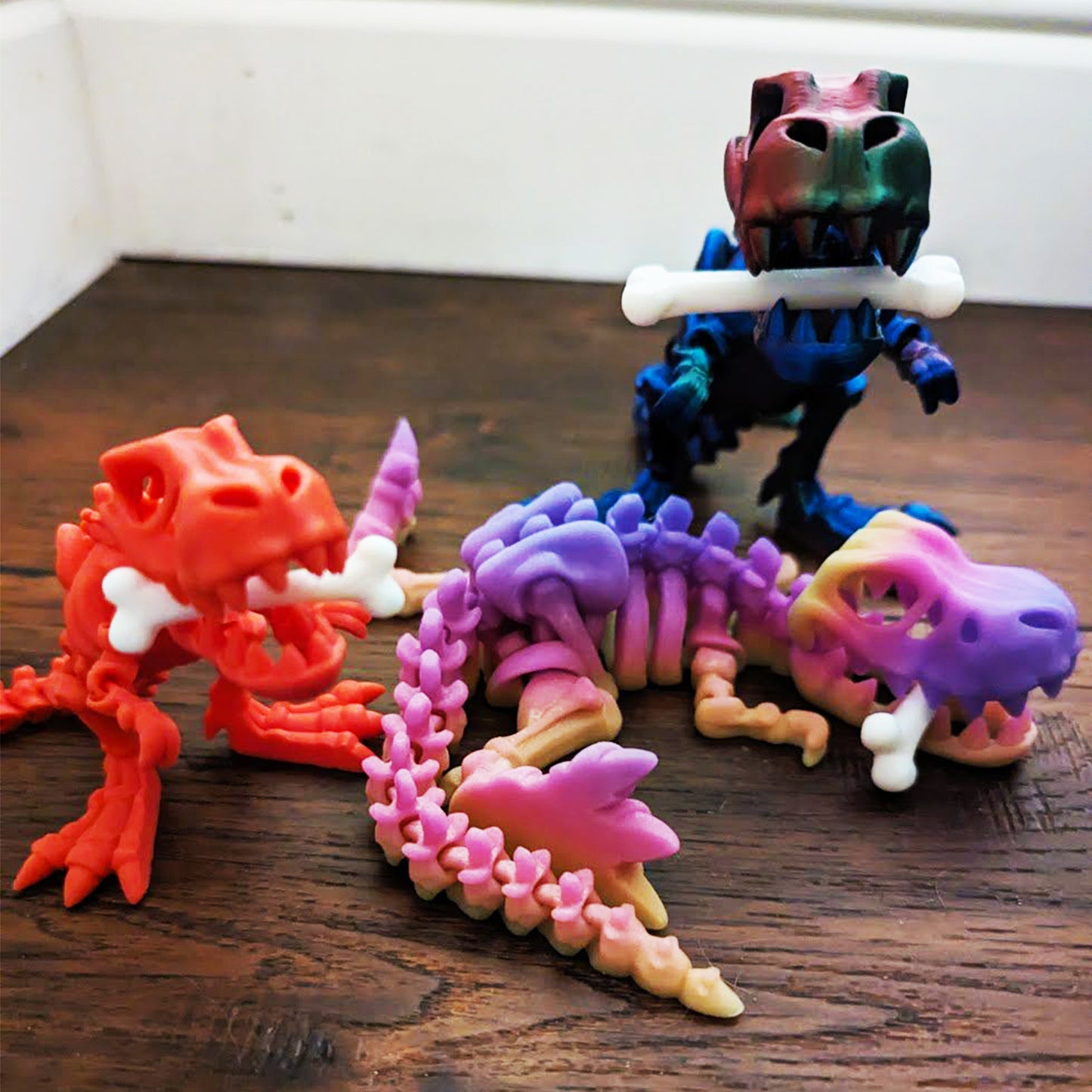 3D Articulated Dinosaur Skeleton - Tyrannosaurus Rex Edition