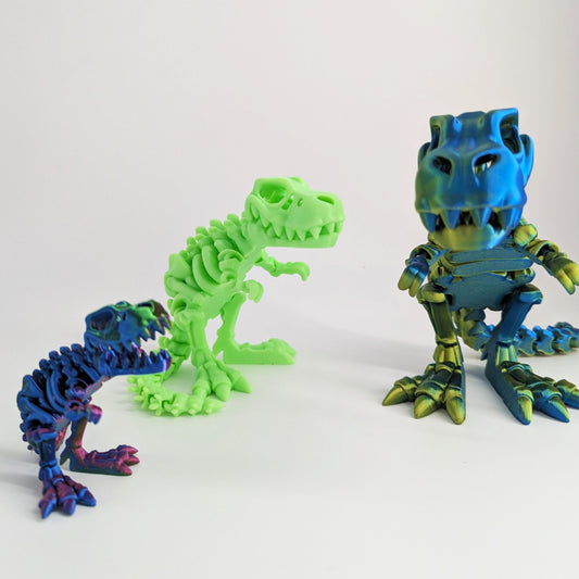 3D Articulated Dinosaur Skeleton - Tyrannosaurus Rex Edition