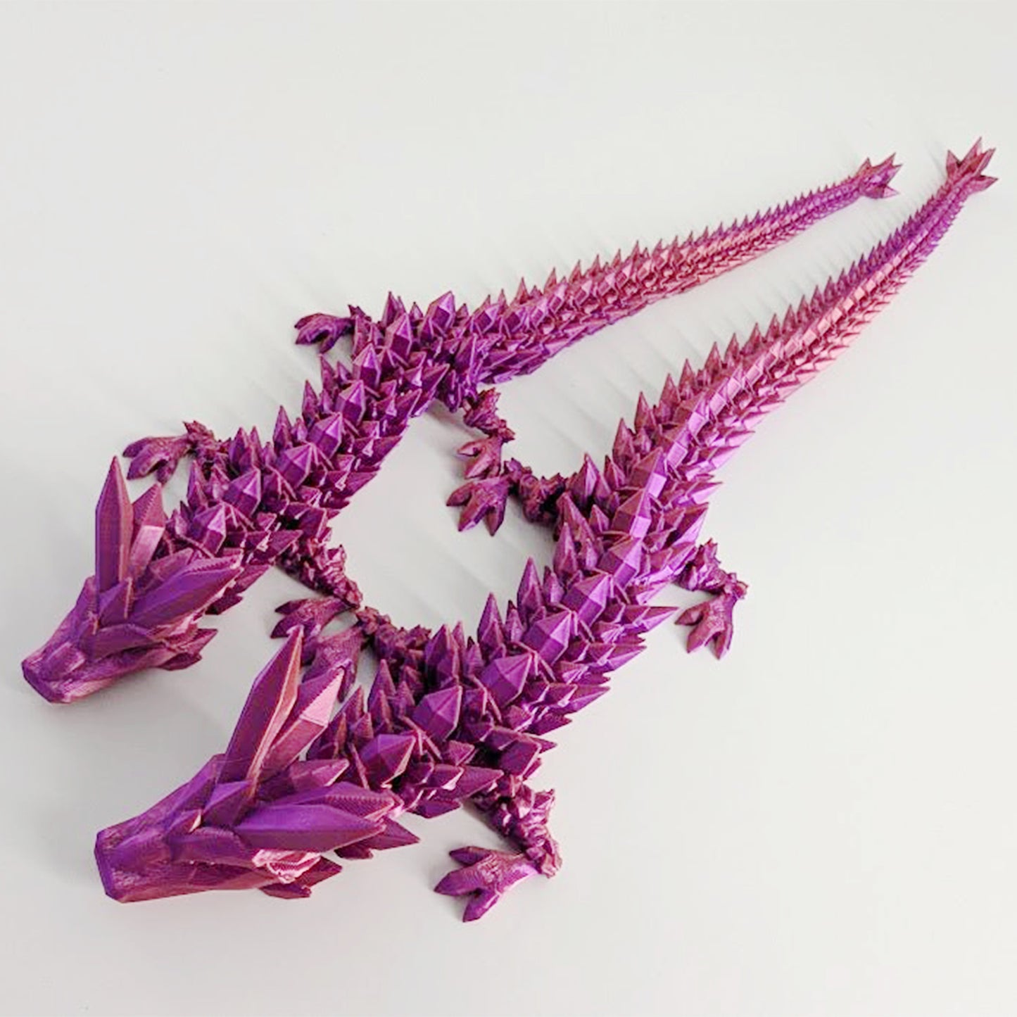 3D crystal dragon - articulated 3d dragon