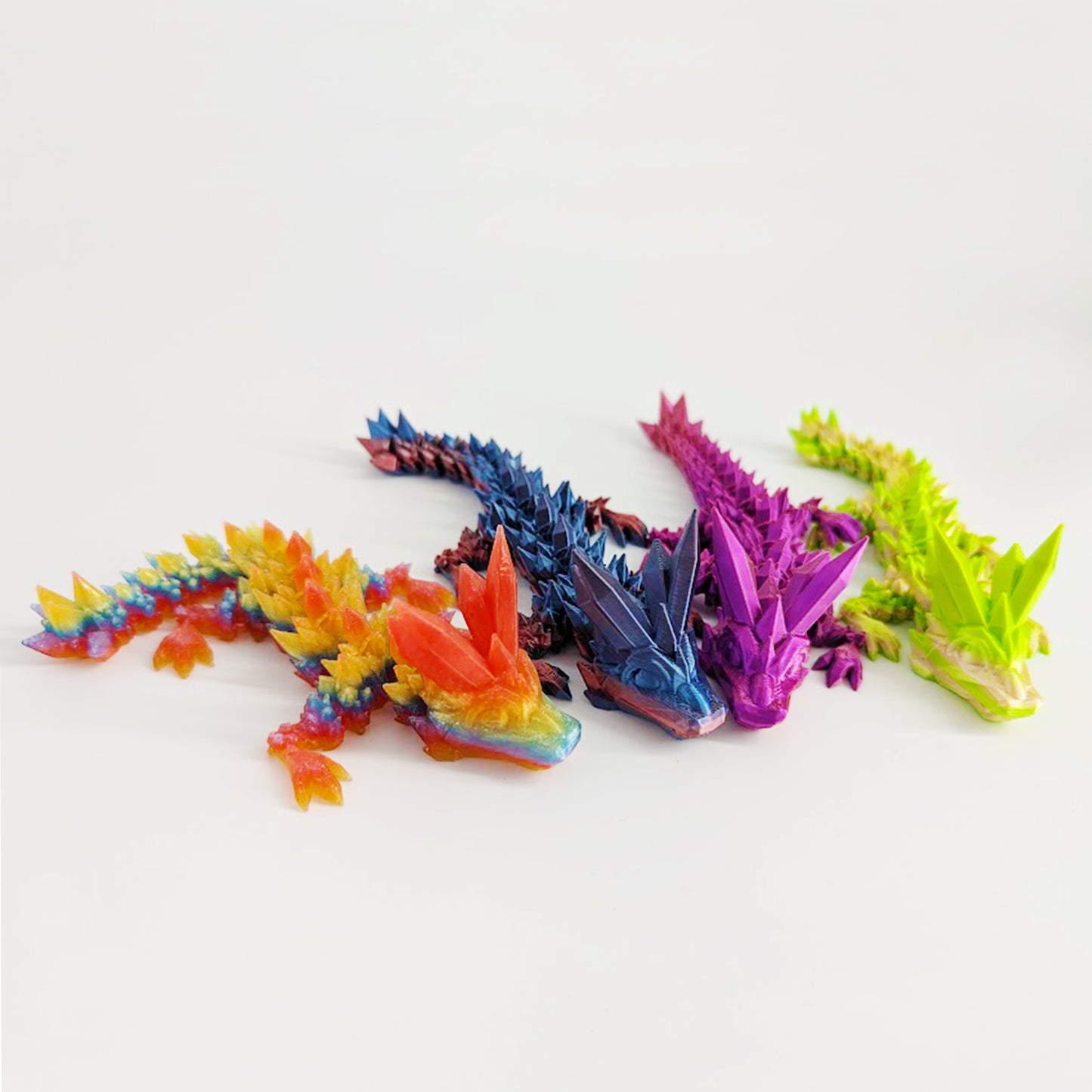 Mini 3D crystal dragon - articulated mini 3d dragon
