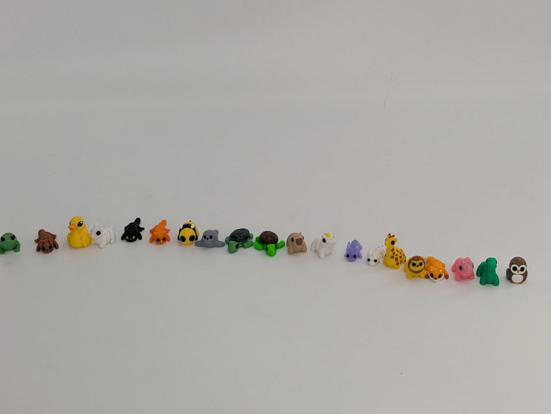 MiniBitz: Tiny Articulated 3D Printed Animals for Miniature Collectors and Crafters