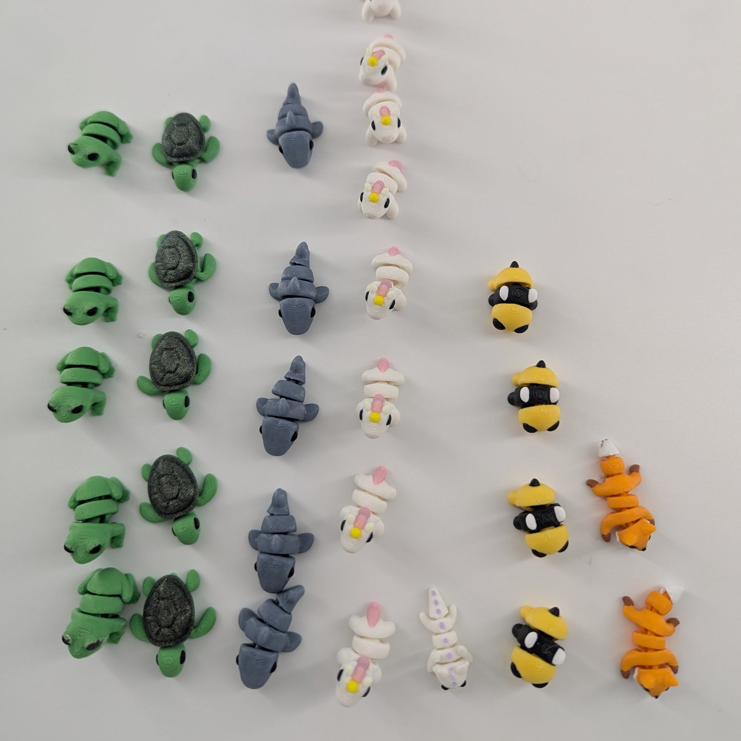 3D printed MiniBitz tiny articulated animals - Mystery Egg Fullz